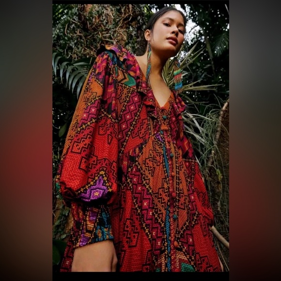 FARM Rio Multicolor Maxi Dress - Picture 2 of 7